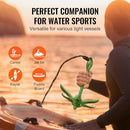 VEVOR Kayak Anchor Kit, 3.5 lb Paddle Board Anchor Kit with 26.2 ft/8 m Rope and Buoy, Folding Small Boat Anchor with Storage Bag and Snap Hook, Kayak Accessories for Kayaks, Small Boats, Canoes