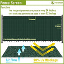 FLORALEAF 4'×50' Privacy Screen Fence Windscreen Mesh Shade Net Cover Heavy Duty Fencing 90% Blockage for Outdoor Wall Garden Yard Backyard - Custom