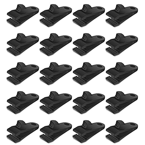 20PCS Tarp Clamp Clips Heavy Duty Lock Grip,Tent Clamps Clip Awning Clamp for Camping Farming Tarps Canopy Car Swimming Pool Covers