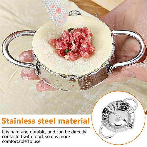 10pcs Dumpling Maker Stainless Steel Dough Press Making Mold Mould Tool Dough Press Cutter Empanada Press Pie Ravioli Press Dumpling Wrappers Mold