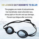 Swim Goggles, Anti Fog UV Protection No Leaking Swimming Goggles for Adult, Men, Women, Youth