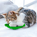 AUTOWT Cat Chew Toys, Interactive Cat Toothbrush with Bell Catnip Chew Treat Toy Lobster Shape Refillable Pet Supplies Toy Cat Rubber Teeth Clean Chew Toy for Kitten Kitty Cats