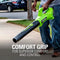 Greenworks 24V (90 MPH / 320 CFM / 125+ Compatible Tools) Cordless Axial Leaf Blower, Tool Only