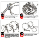 36-40mm Double Wire Hose Clamps, 201 Stainless Steel Hose Clips, Universal Plumbing Pipe Tube Fastener Adjustable Hose Hoop (Pack of 5)