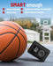 ETENWOLF Electric Ball Pump Inflation & Deflation 2-17PSI, Basketball Pump with Precise Pressure Gauge, Rechargeable Air Pump for Balls, Soccer Ball Air Pump, Deep Black