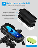 whale fall 360°Rotatable Bike Phone Holder, 2023 Newest Bike Handlebar Bag Waterproof Bike Bag Bike Accessories Motorcycle Electric Bike Cell Phone Holder for Phones Under 7'' M3