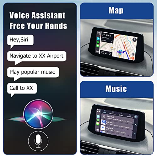 Mazda Wireless Carplay Retrofit Kit, TK78-66-9U0C OEM USB Hub Fits to MZD Connect System Compatible with Mazda 2/3/6/CX3/CX5/CX9/MX5 2014-2021(Only Supporting Wireless Carplay NO Android Auto)
