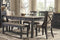 SIGNATURE DESIGN BY ASHLEY Dining-Chair, Wood, Black, 23" W x 24" D x40.75 H