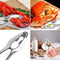 (Red) - 9Pcs Seafood Tools Set Crab Lobster Crackers Stainless Steel Forks Opener Shellfish Lobster Crab Leg Sheller Nut Crackers