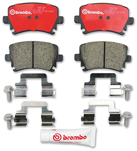 Brembo P85073N Premium Ceramic Rear Disc Brake Pad Set AUDI/AUDI (FAW)/SEAT/SKODA/SKODA (SVW)/VW/VW (FAW)/VW (SVW) OE
