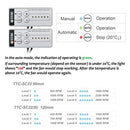 TITAN- 12V DC 120mm Double Rack Mount Cooling Fan for Caravan RV fridge Vent and Ventilation Grille -TTC-SC22 (90mm)