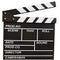 BERON Professional Vintage TV Movie Film Clap Board Slate Cut Prop Director Clapper -Black