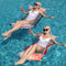 WERNNSAI Adults Pool Floats - 2 Pack Fabric Inflatable Pool Float Boho Style Water Hammock Floaties Multi-Purpose 4-in-1 Saddle Lounge Chair Hammock Drifter for Swimming Beach Party