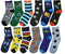 100 Pairs Wholesale lot Kids Girls Assorted Novelty Design Crew Socks (4-6, Assorted Boys & Girls)