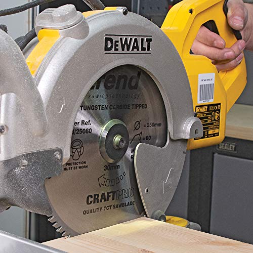 Trend CSB/CC21048 Craft Pro Negative Hook Crosscutting TCT Circular Blade Ideal, Einhell, Sheppach, Draper Mitre Saws, Tungsten Carbide Tipped, 210mm x 48 Teeth x 30 Bore