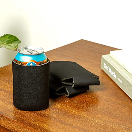 8Pcs Blank Beer Can Cooler Sleeves Bulk Can Sleeve Foam Sleeves Plain Soft Insulated Blanks Reusable Beer Can Coolers for Soda Beer Wedding Party Favors and Gifts Supplies.