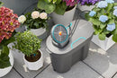 Gardena solar-powered AquaBloom irrigation set with water tank: Solar-powered irrigation set for up to 20 potted plants, control unit with 14 irrigation programmes (13301-20)