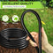 Bonviee 50FT 5/16" Drip Irrigation Tubing and 4 Packs 4-Way Quick Coupler, Push-To-Connect Fittings- DIY Garden Irrigation System, Misting, or Blank Distribution Tubing for Any Gardening Project