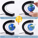 Magnetic Levitation Floating Globe with Touch Switches LED Light, Floating Worlds Map, Desk trinkets, Fixed float balls, Cool Tech Gifts for Men/fathers/husbands/kids/bosses, Great gift ideas