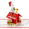 Hallmark Signature Paper Wonder Pop Up Christmas Card (Peanuts, Snoopy's Dog House)