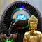 Zen'Light Buddha Bhava Indoor Fountain, Zen Decor, Ideal for Meditation and Relaxation, Table Fountain with Closed Circulation, Colour-Changing LED Lighting, Water Flows on 3 Levels, Height 26 cm