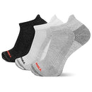 Merrell mens Low Cut Tab 3 Pack Sock Hiking Socks - gray - Shoe Size: 12.5-15