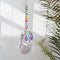 MerryNine Crystals Prism Pendants, K9 Crystal Colorful Lamp Prisms Loquat Shape Chandelier Glass Crystals Hanging Drops Pendants, Sun Catcher Prism Pendent Pearl Yarn Gift Sandbag (LoquatPrism-76mm)