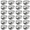 24pcs Stainless Steel Car Vehicle Drive Hose Clamp Fuel Line Worm Clip Hose Clips Metal Fuel Line Clamp Adjustable Worm Drive Hose Clamps for Plumbing,Automotive And Mechanical Applications