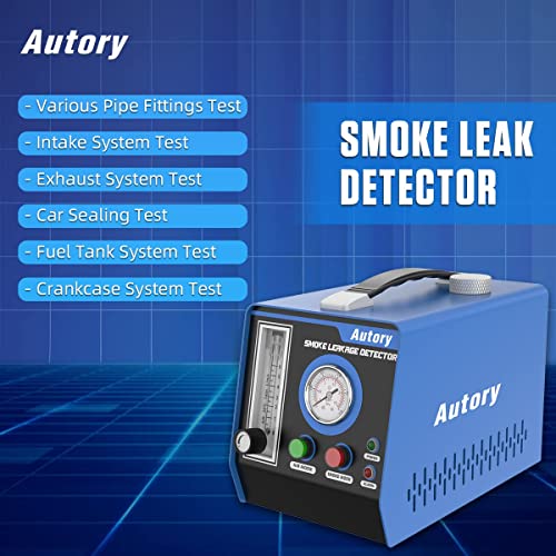 EVAP Smoke Machine Leak Detector - Smoke Leak Detector Automotive with Dual-Mode, Automotive Smoke Machine Fuel Diagnostic Detector, 12V Fuel Pipes Diagnostic Tester for Cars Motorcycles Trucks Boats