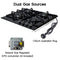 GASLAND chef Gas Cooktop 4 Burners Built-in Gas Hob Black Tempered Glass Finish Gas Cooker Stove NG LPG 60CM