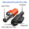 DOMINOX 2 Pack Torch Lighters,4 Jet Flame Butane Lighter,Refillable Windproof Lighter for Gift Grill BBQ Camping (Butane Gas Not Included)