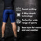 COMPRESSIONZ Compression Shorts Men - Sport Spandex Compression Underwear (Black, M)