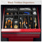 A-LUGEI【𝟯𝟮𝗣𝗰𝘀】【Black】 Tool Box Organizer Tray Divider Set, Desk Drawer Organizer, Garage Organization and Storage Toolbox Accessories for Rolling Tool Chest Cart Cabinet Work Bench Parts Hardware