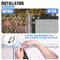 E&K Sunrise Fence Privacy Screen with Zipties, Gray 6' x 20' Commercial Outdoor Backyard Porch Deck Shade Windscreen Mesh Fabric 90% Blockage -Customized