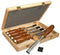 Stanley 2-16-217 Chisel-Set Bailey (5-piece), Silver/Tan Brown