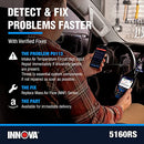 INNOVA 5160RS, OBD2 Bidirectional Scan Tool, OE-Level All System Diagnostics, Reset Oil Light/Battery/EPB/SAS/DPF, Mechanic Recommended Fixes & Parts, TSBs, Free Lifetime Updates