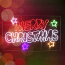 Stockholm Christmas Lights LED Rope Letter Merry Christmas Sign Xmas Star Outdoor 125x75CM