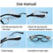 AFUNTA 4 Pairs Safety Glasses Side Shields, Flexible Slip On Side Shields for Prescription Glasses with 4 Pairs Silicone Anti-Slip Ear Grip Hooks, for Small to Medium Eyeglasses, Red, Large