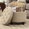 Designs4Comfort Round Ottoman