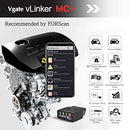 Vgate vLinker MC+ Bluetooth OBD2 Car Diagnostic Scan Tool for iOS, Android & Windows