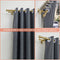 Lwiiom Double Curtain Rods with Aluminum End Cap and Full Surround Brackets,1"Front and 5/8" Back Rod,Adjustable between 72 to 144 Inches (6-12 Feet), Brass Double Window Drapery Rod