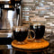 Youngever 2 Pack 250ML Glass Coffee Cups, Espresso Cups, Double Wall Thermo Insulated Coffee Cups, Glass Coffee Mugs