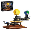 CADA Solar System Building Kit,865/pcs MOC 4477 CADA Master C71004W Bricks for Kids and Adults,（Designer: JK Brickwords） Contains Moon Earth and Sun Orrery Model,Compatible with Lego