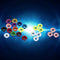 100 Sets of 4mm Internal Hole Diameter Eyelets & Washers for Scrapbooking, Leather, Belts, Bags, DIY Crafts, Self Backing (Color : Mixed Color)