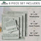 Lacoste Heritage Supima Cotton 6-Piece Towel Set, 2 Bath Towels, 2 Hand Towels, 2 Washcloths, Aloe