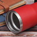 4 in 1 Stainless Steel Can/Bottle Insulator, 14oz Two-Way Lids SUS Insulated Can Cooler, Beer Bottle holder(Red)