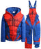 Marvel Boys' Spider-Man Snowsuit - 2 Piece Ski Jacket and Snow Bib Ski Pants Overalls: Toddler/Boy (2T-7), Spidey Red Blue, 7