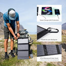 [Upgraded]BigBlue 3 USB Ports 28W Solar Charger(5V/4.8A Max), Foldable Portable Solar Phone Charger with SunPower Solar Panel Compatible with iPhone 11/Xs/XS Max/XR/X/8/7, iPad, Samsung Galaxy LG etc.