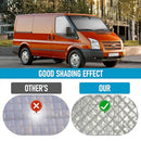 MaxEarn Motorhome Internal Thermal Blind for Ford Transit Van MK7, 3Pcs Sunshade Wrap Cover Kit, Windscreen Cover, Summer Uv Sun Blind & Winter Insulation Cover, Windshield Protection for Campervans