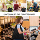 Reusable-Grocery-Bags-Foldable-Machine-Washable-Reusable-Shopping-Bags10 Pack Extra Large Folding Reusable Bags Totes Storage Bag (Colour)